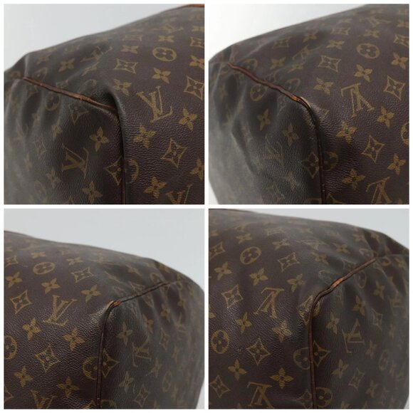 LOUIS VUITTON Monogram Keepall 55 Boston Bag M41424 LV Auth BD1436 - Picture 14 of 16